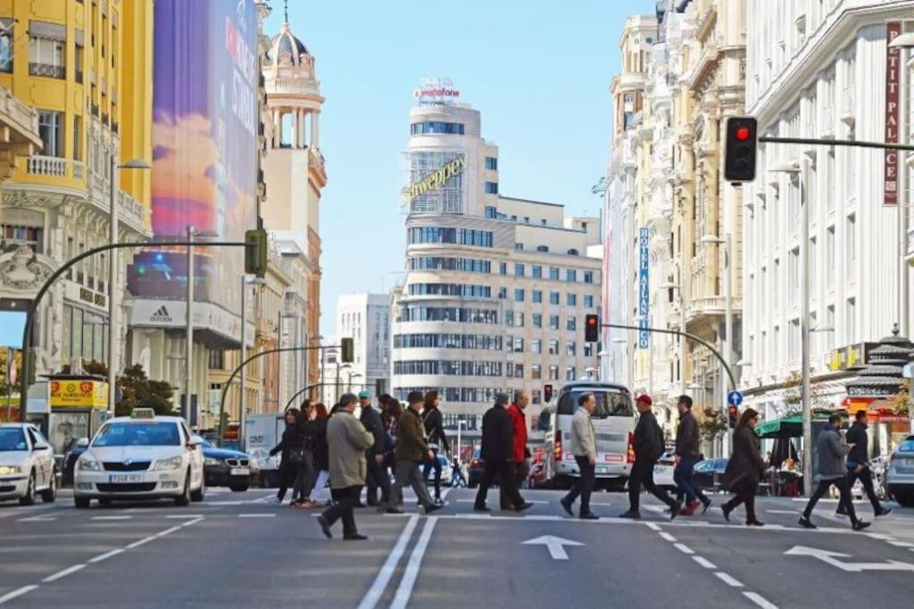 Rooms In Madrid Downtown Exterior foto